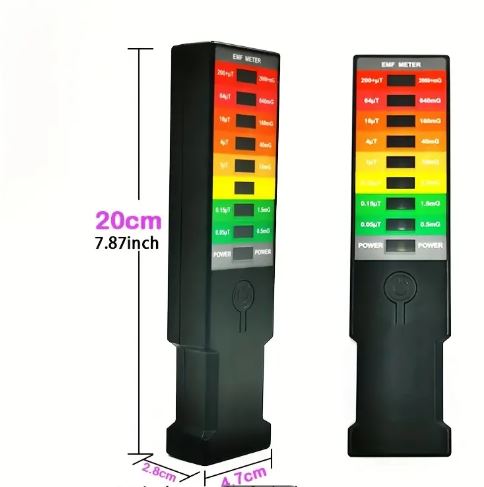 Electromagnetic Field EMF Gauss Meter Radiation Portable