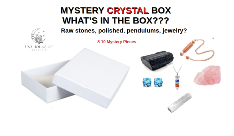 USA House Of Crystals Mystery Box 5 to 10 Mystery Pieces