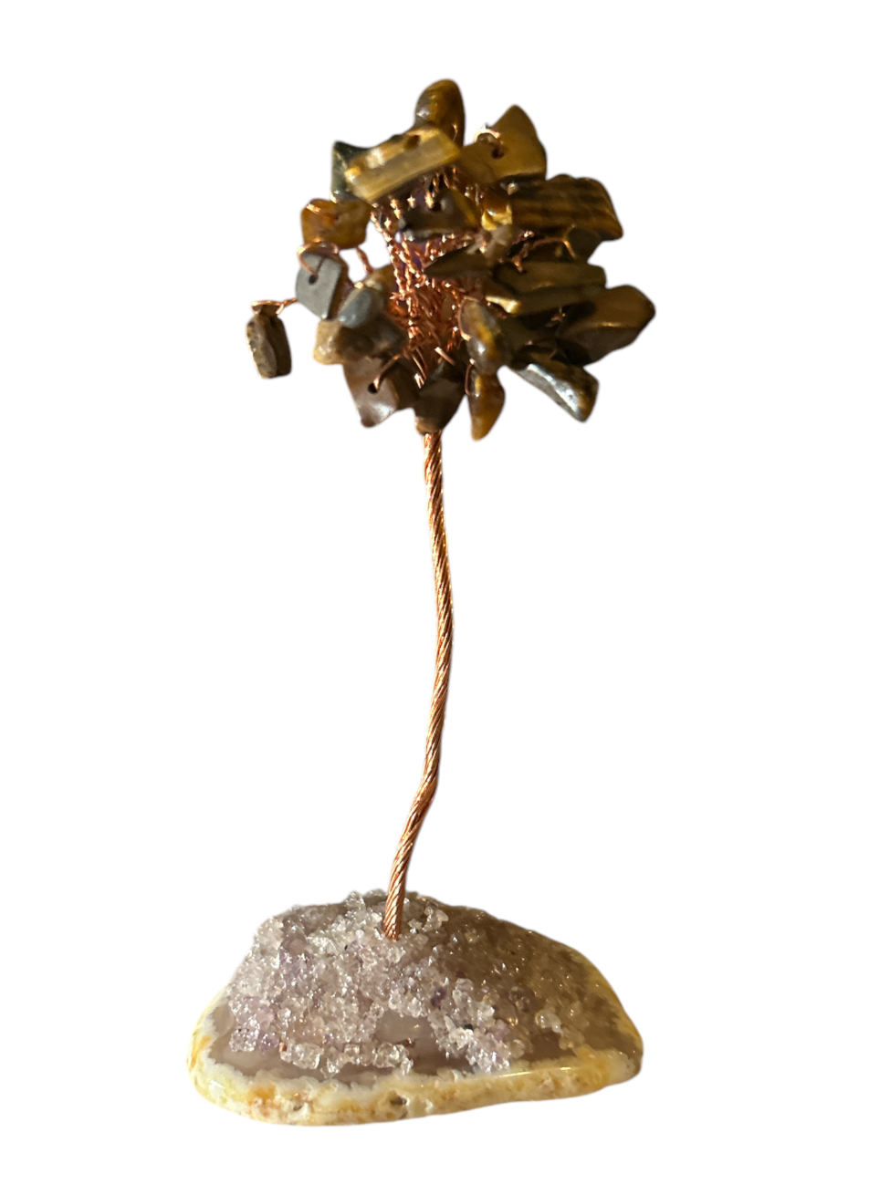 Tigers Eye and Agate Stone Tree .077lb