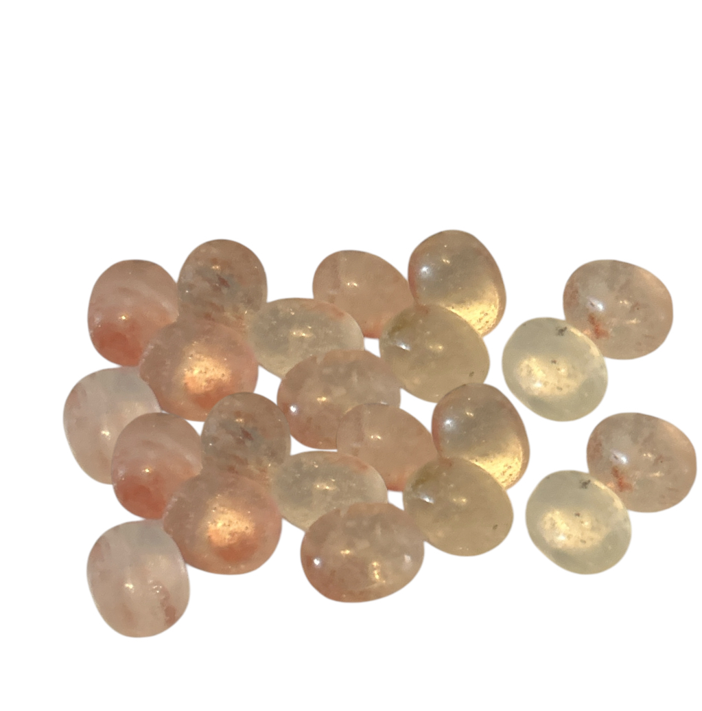 Cherry Quartz ovals - Tiny