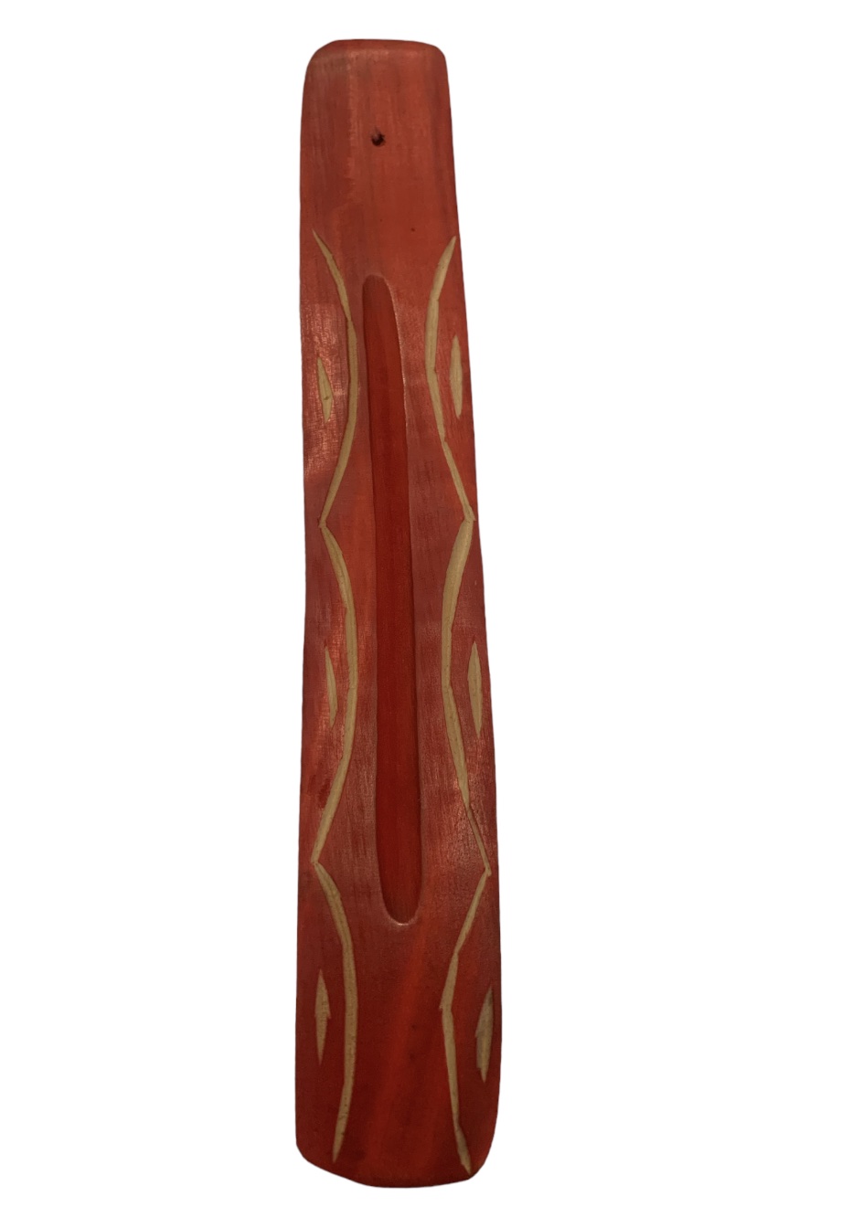 Red incense holder