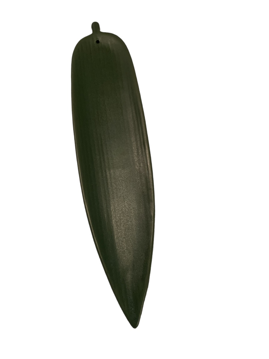 Green leaf incense holder