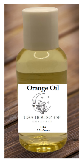 USA House OF Crystals Orange Oil 3 FL OZ